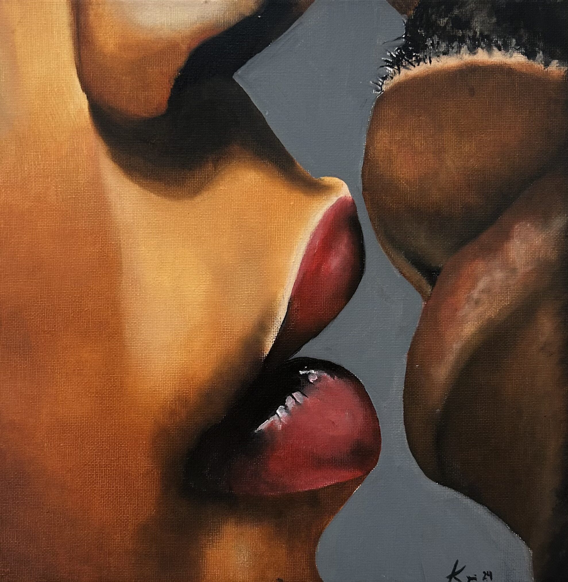 The Kiss by Tekyia Whitehead